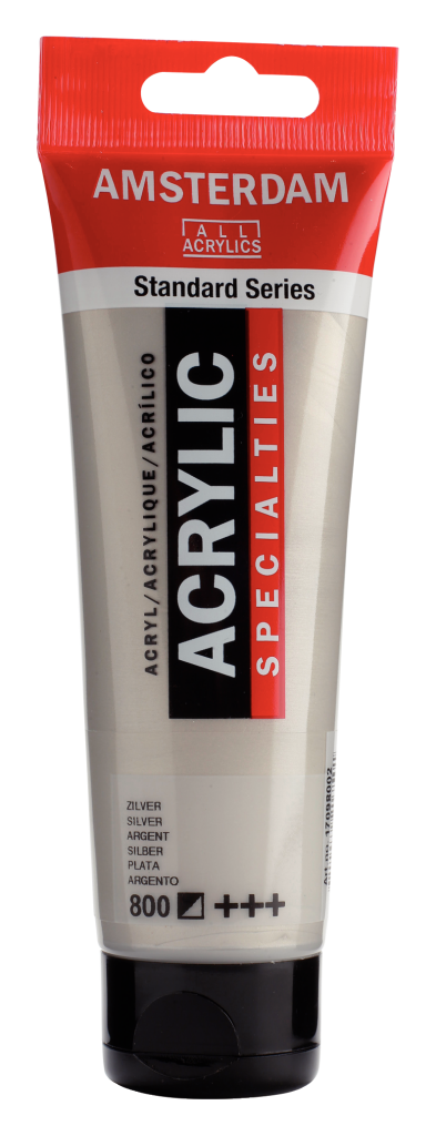 Royal Talens Amsterdam Acrylic Colour 120 ml 800 - Silver