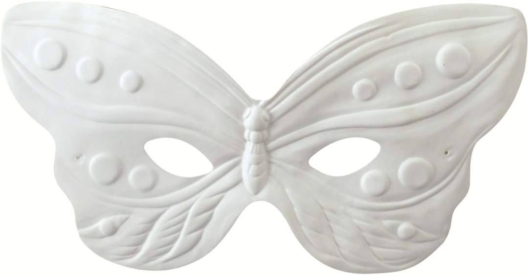 GC Plastic Masker Vlinder 22x12 cm