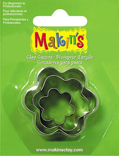 Makins Uitsteekvorm Bloem 3-delig - Polymeerklei / Boetseerklei