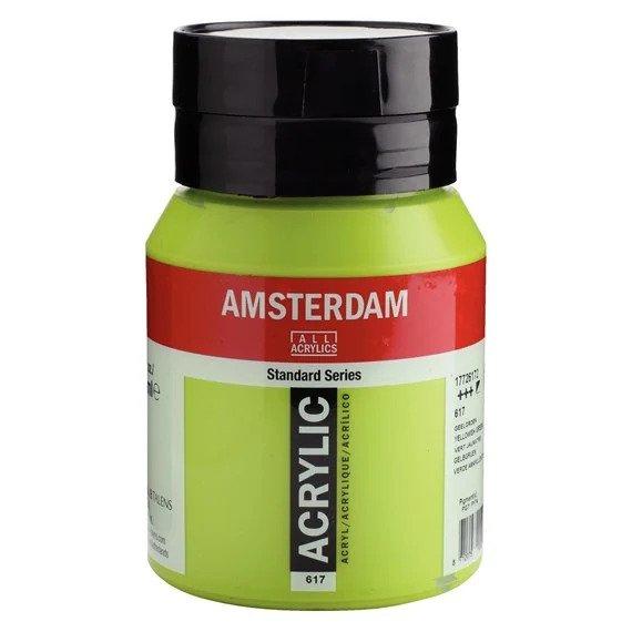 Royal Talens Amsterdam Acrylverf 617 Geelgroen 500 ml