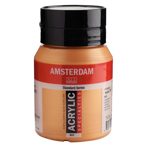 Royal Talens Amsterdam Acrylfarbe 803 Dunkelgold 500 ml