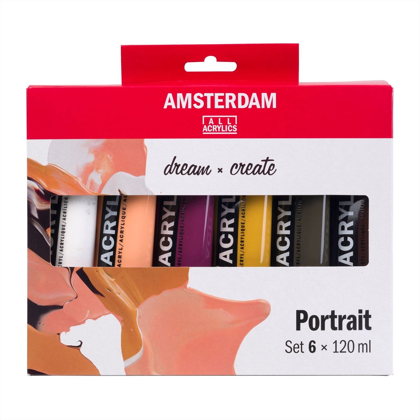 Royal Talens Amsterdam Acrylverf Portret Set 6x120 ml