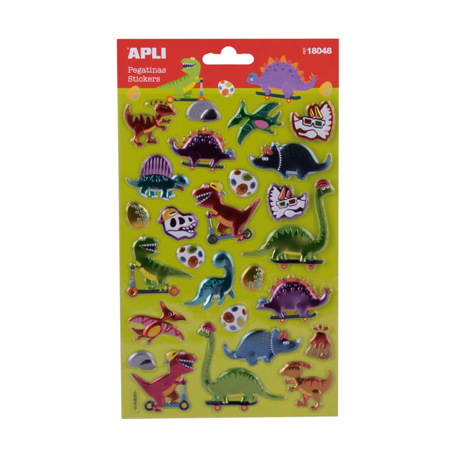 Apli Aufkleber Set Dinosaurier 25 Stück