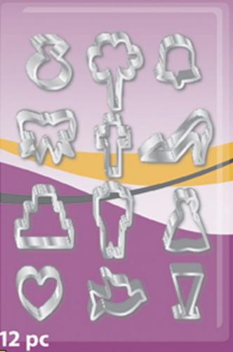Gereedschap Mini Metal Uitsteekvormpjes Wedding & Holiday - Boetseerklei