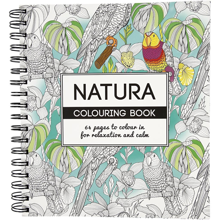 CC Kleurboek voor Volwassenen Natura Spiraalgebonden