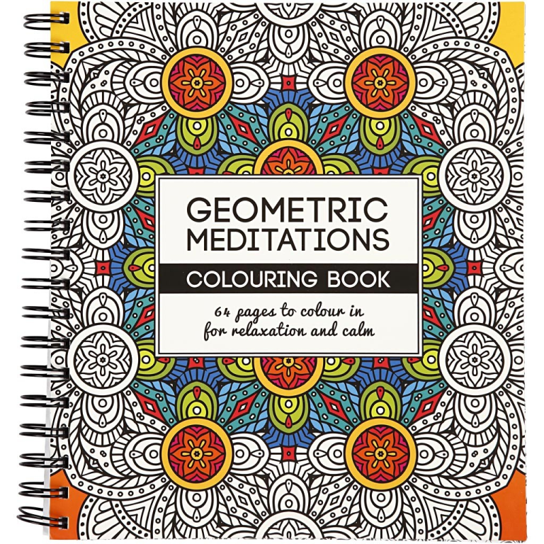 CC Malbuch für Erwachsene Geometrische Meditationen Spiralbindung