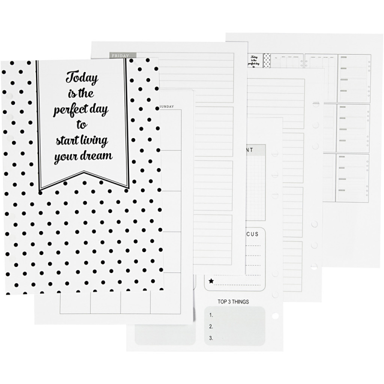 CC Planner Pages 7 pieces 142x210 mm