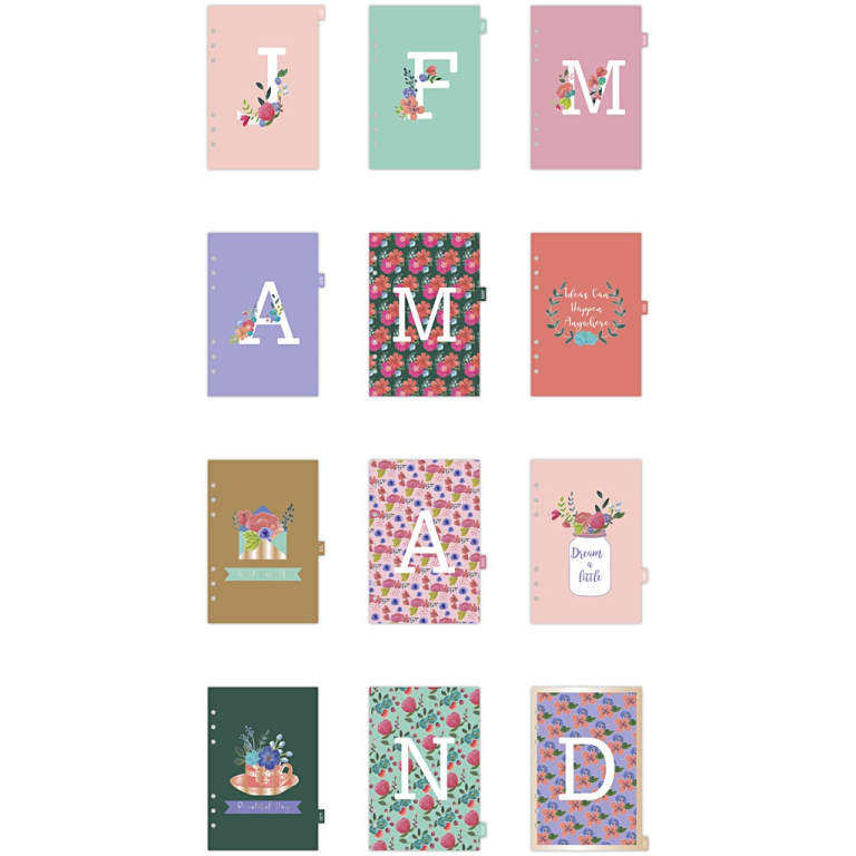 CC Index Divider Blumen Bullet Journal 15x21 cm