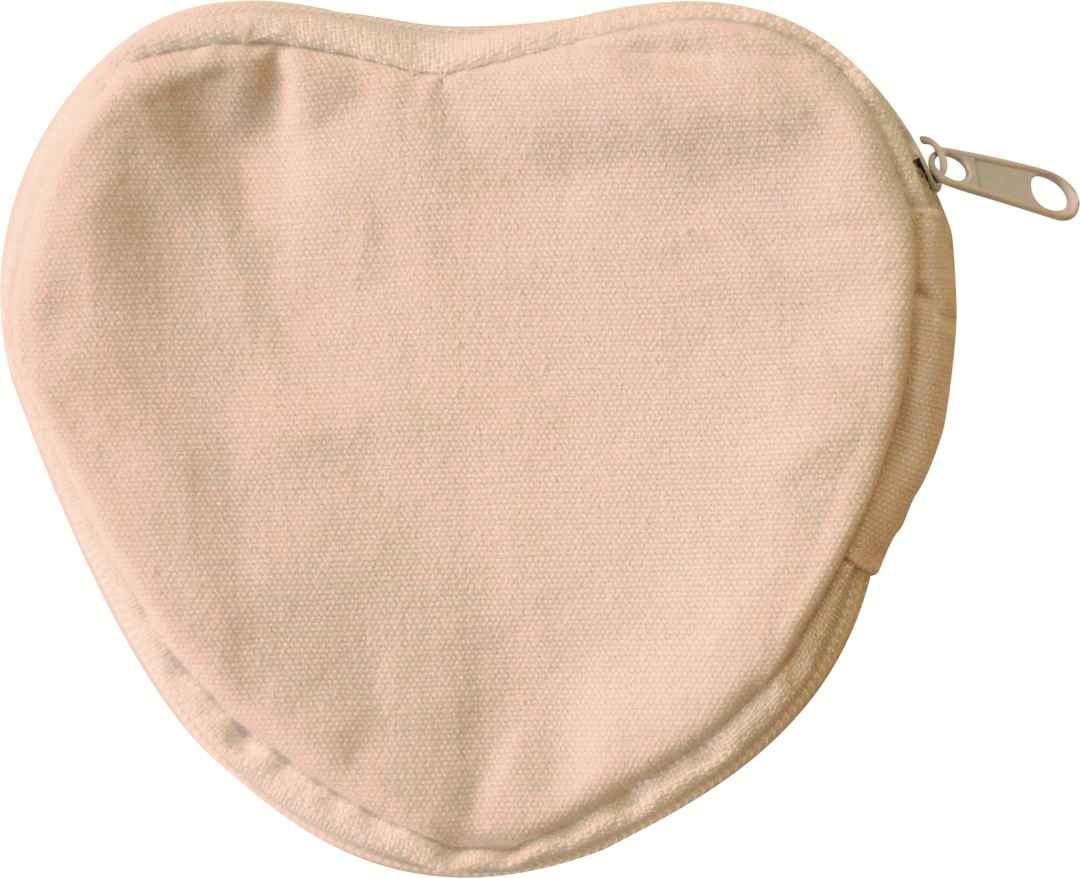 GC Katoenen Portemonnee Hart 10x10x0,3 cm