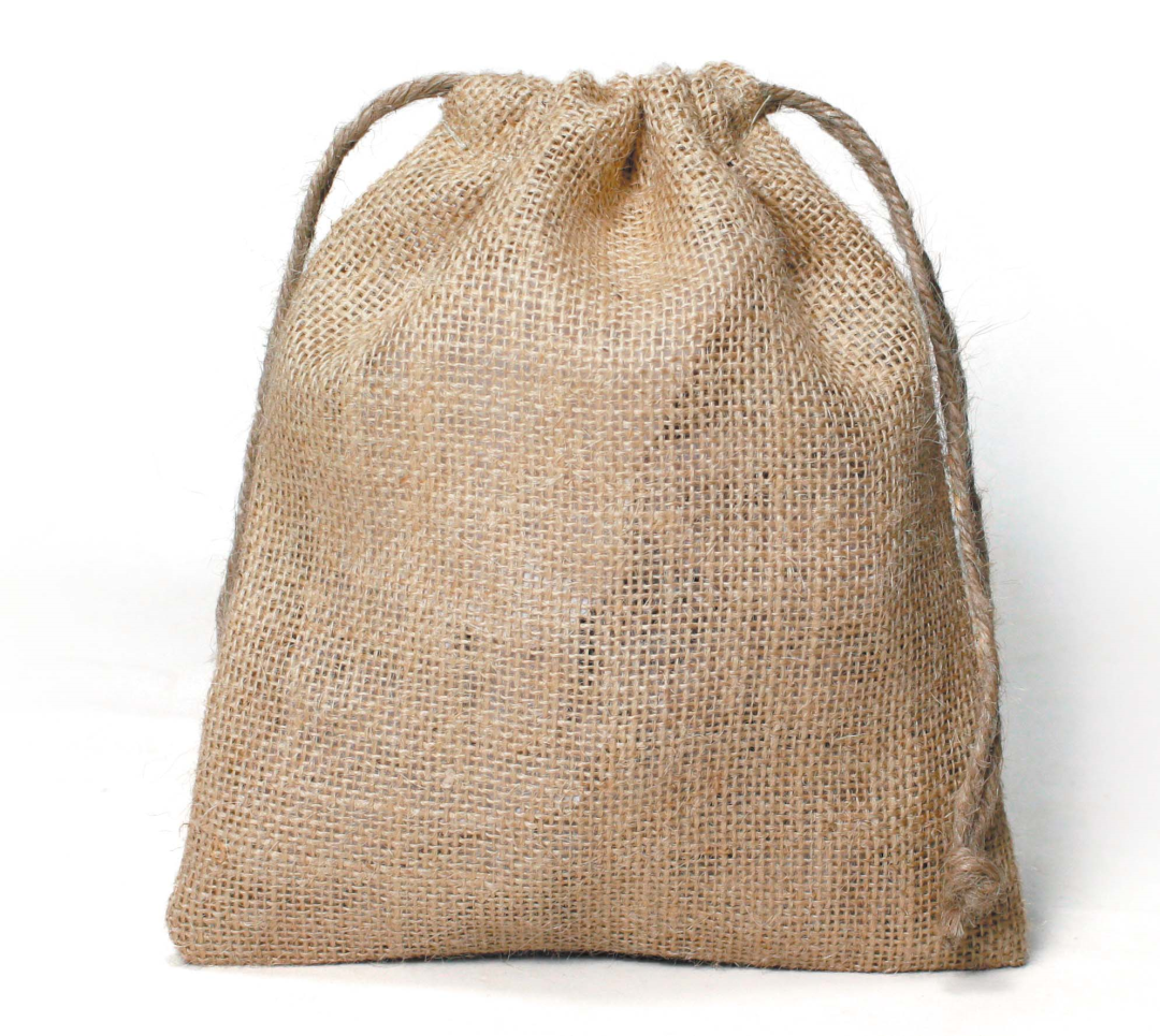 GC Jute Zak met Touw 24x29 cm