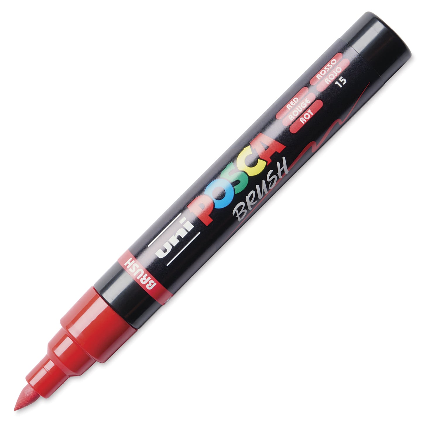 Uni Posca Brushmarker 5M Rood
