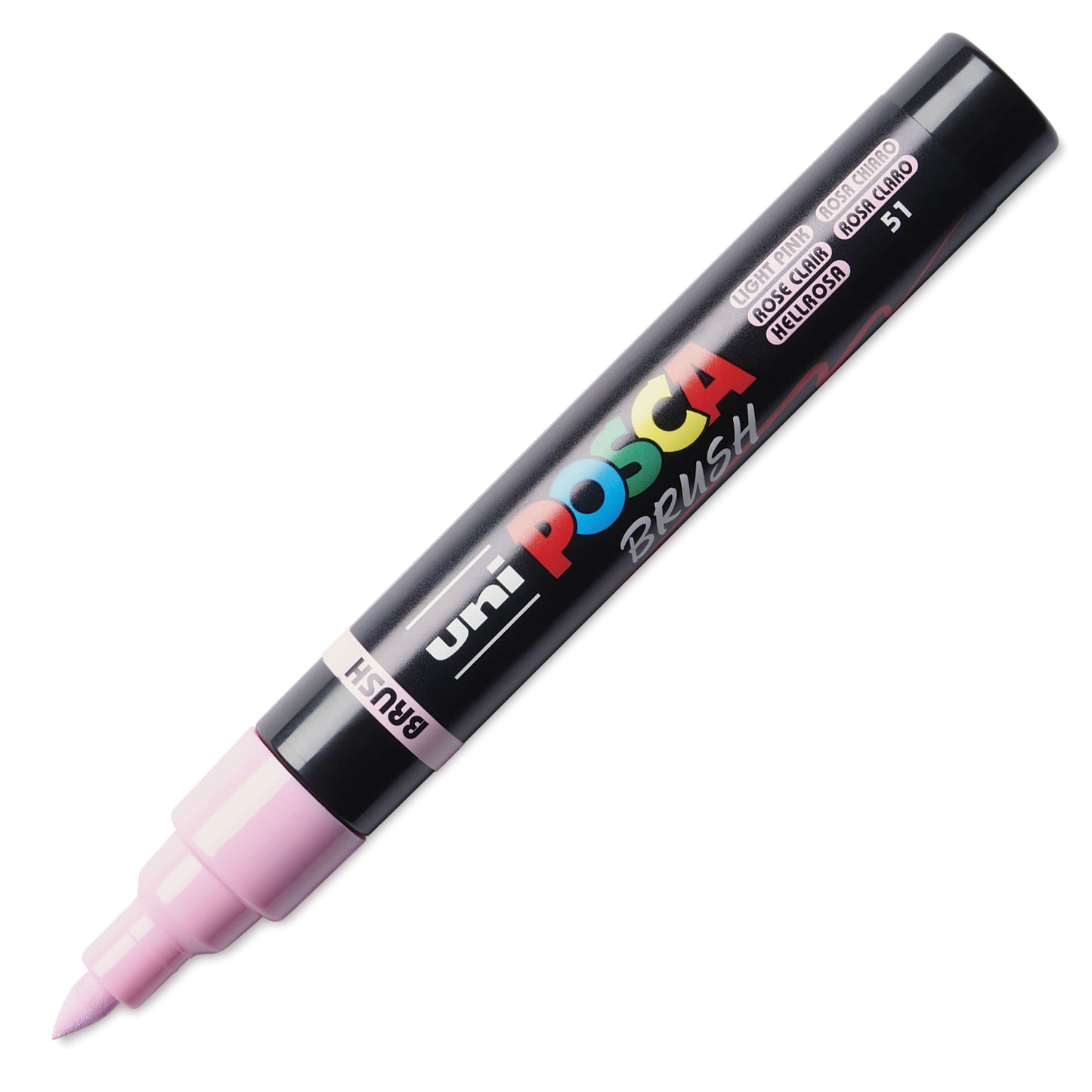 Uni Posca Pinselmarker 5M Hellrosa