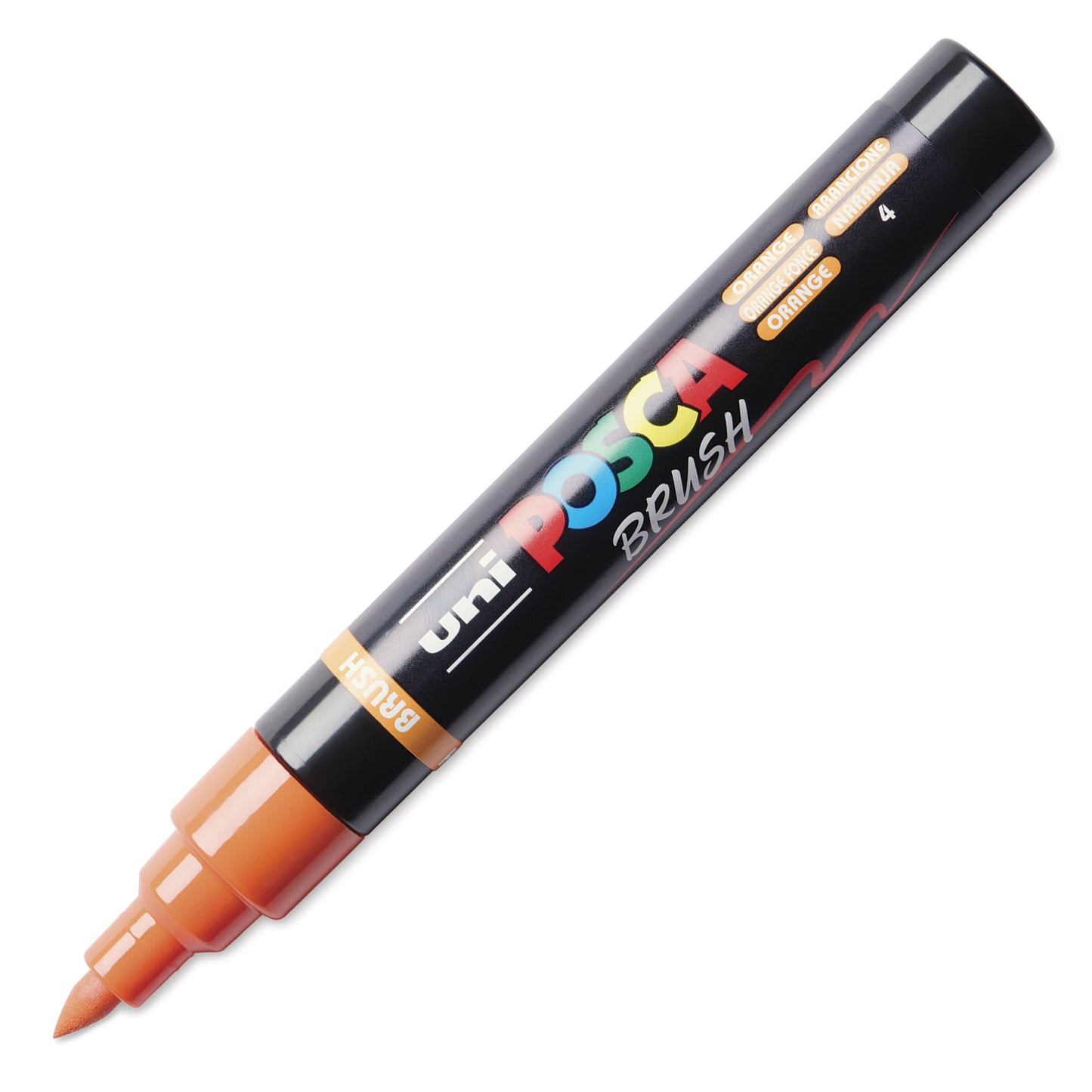 Uni Posca Brushmarker 5M Oranje