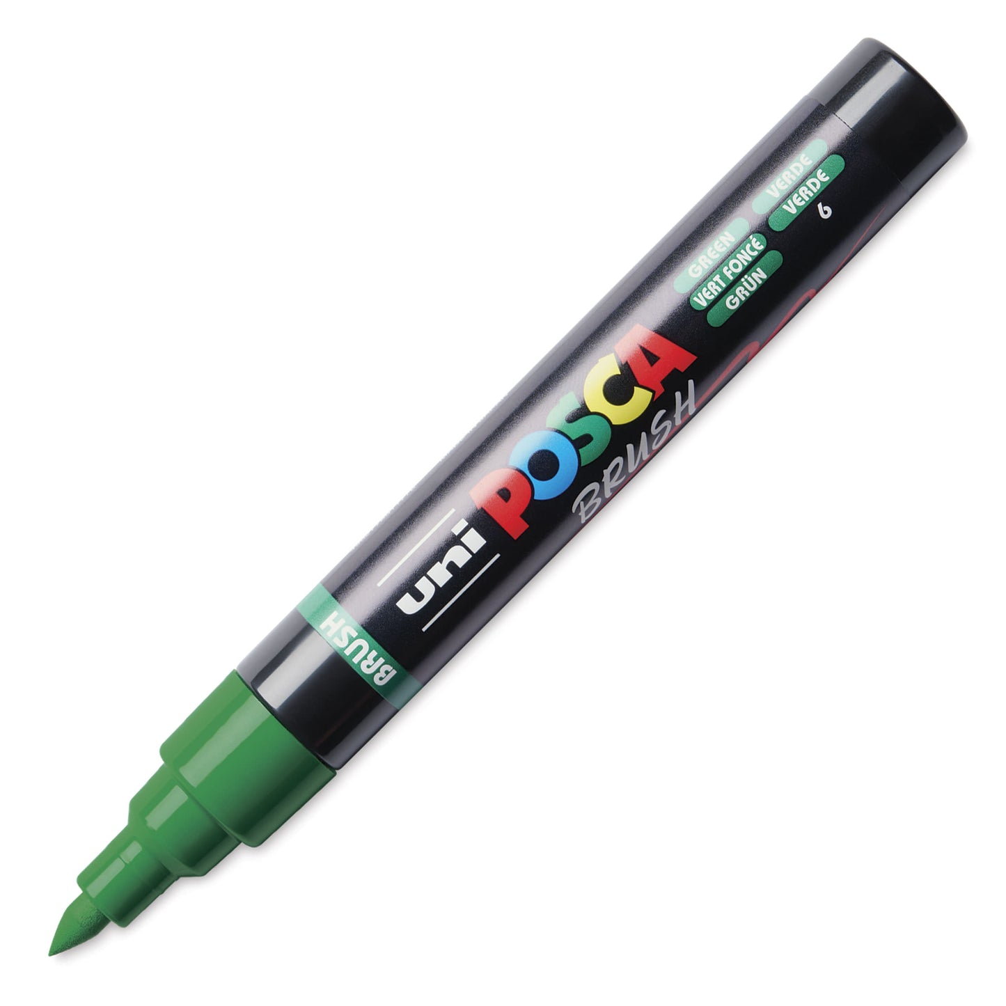 Uni Posca Pinselmarker 5M Grün