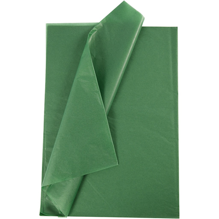 CC Seidenpapier 50x70 cm Grün 10 Blatt