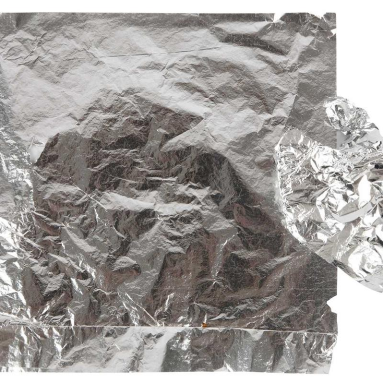 CC Imitation Leaf Metal Silver 16x16 cm
