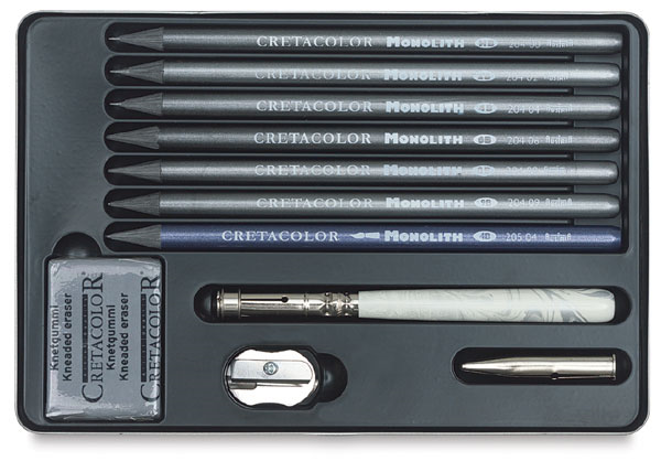Cretacolor MonolithBox Graphite Tekenset 11-delig