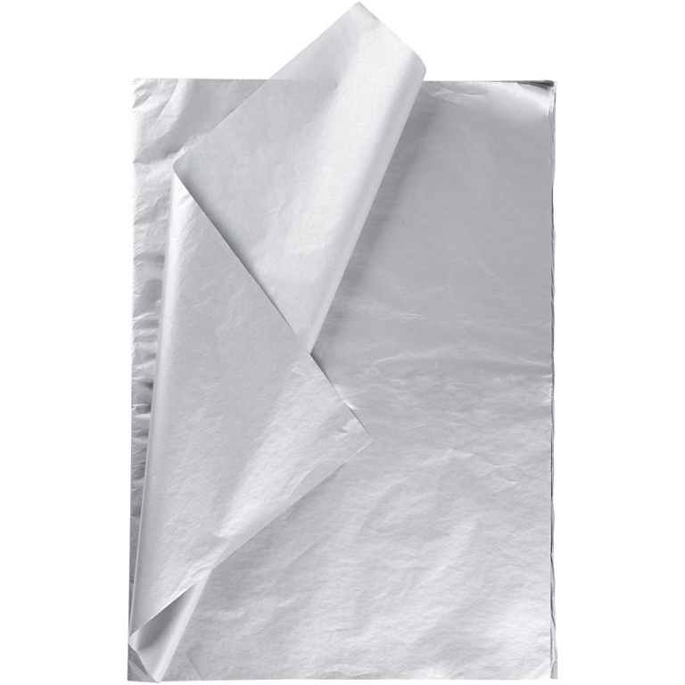CC Tissuepapier 50x70 cm Zilver 25 vel
