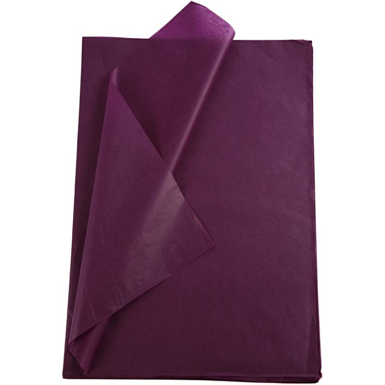 CC Seidenpapier 50x70 cm Bordeaux 25 Blatt