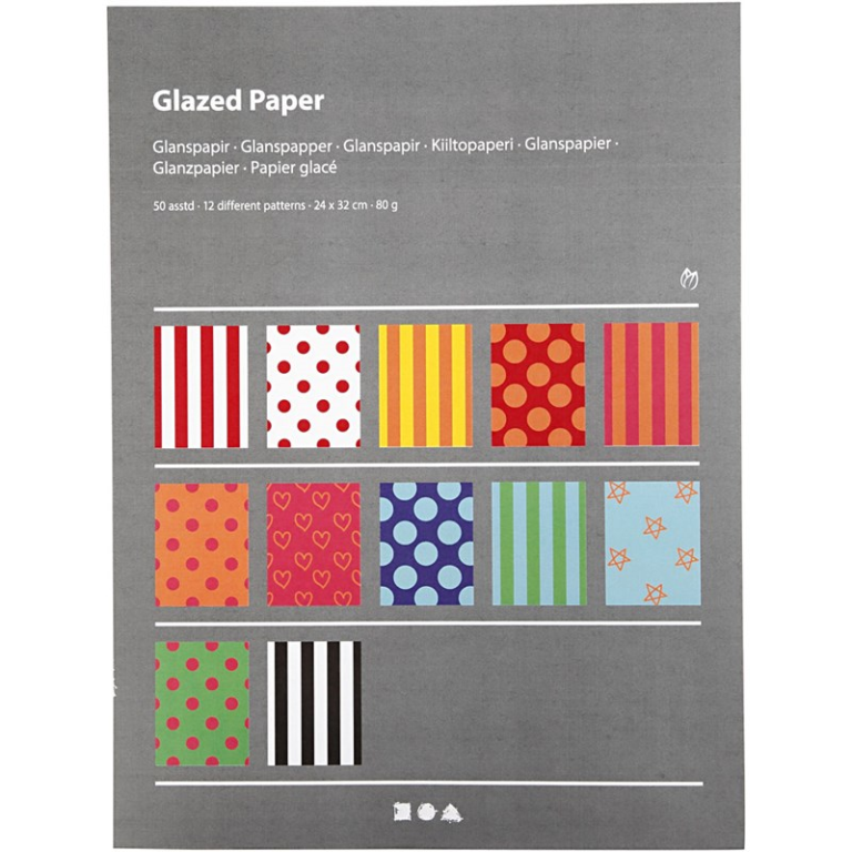 CC Glanzpapier bedruckt 24x32 cm 50 Blatt