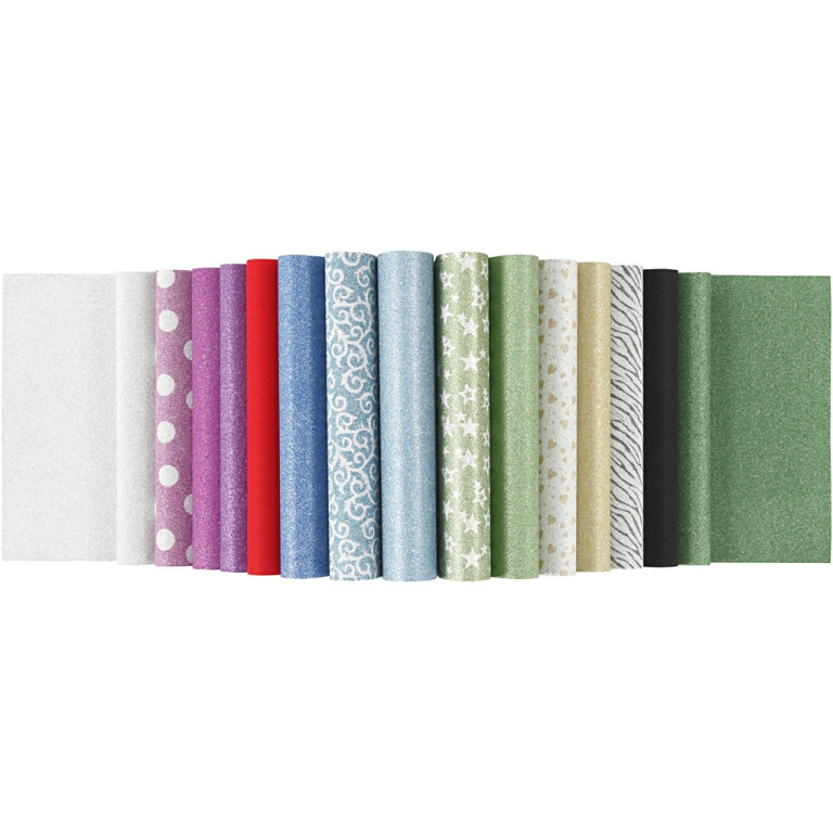 CC Glitter Paper Pad 150gsm A4 30 sheets
