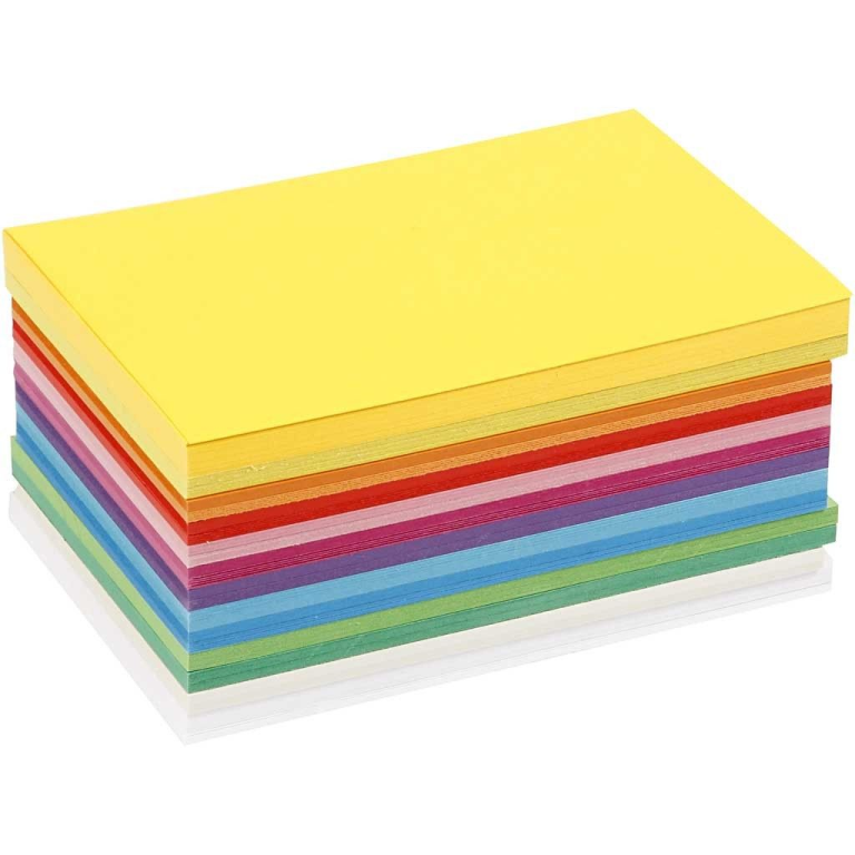 Colortime Colored Cardboard A6 Happy 120 sheets