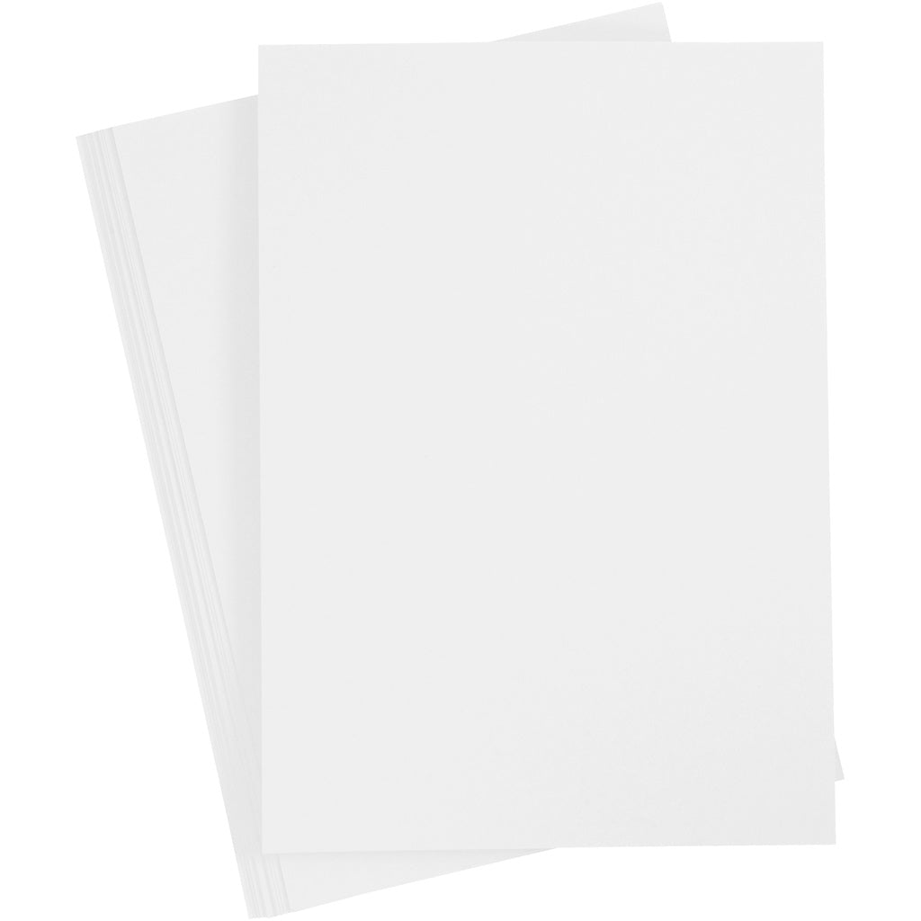 Farbiges Tonpapier Schneeweiß A4 10 Blatt