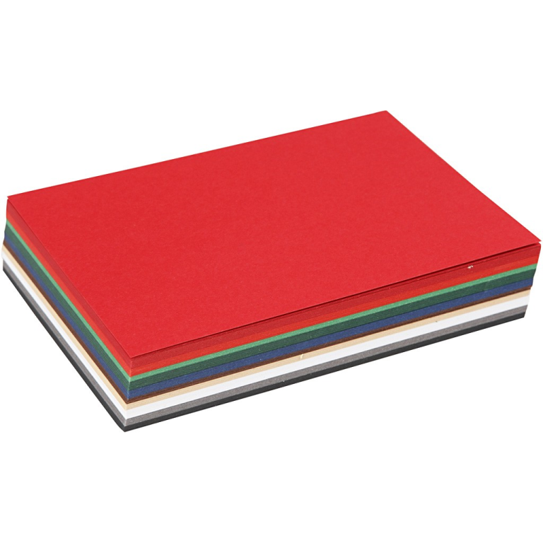Colortime Gekleurd Karton A6 Kerst 120 vel