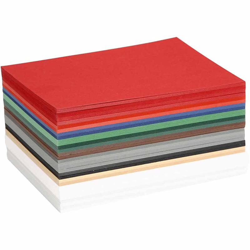 Colortime Gekleurd Karton A6 Kerst 300 vel