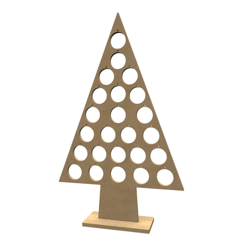 MDF-Figur Adventsweihnachtsbaum 58 cm