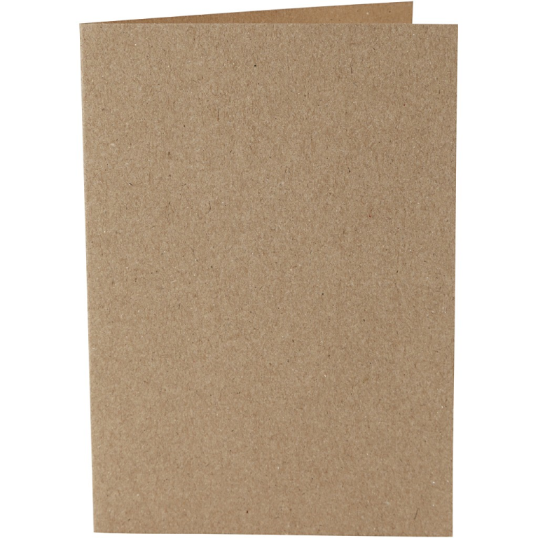 Happy Moments Kaarten 10,5x15 cm Kraft 10 stuks