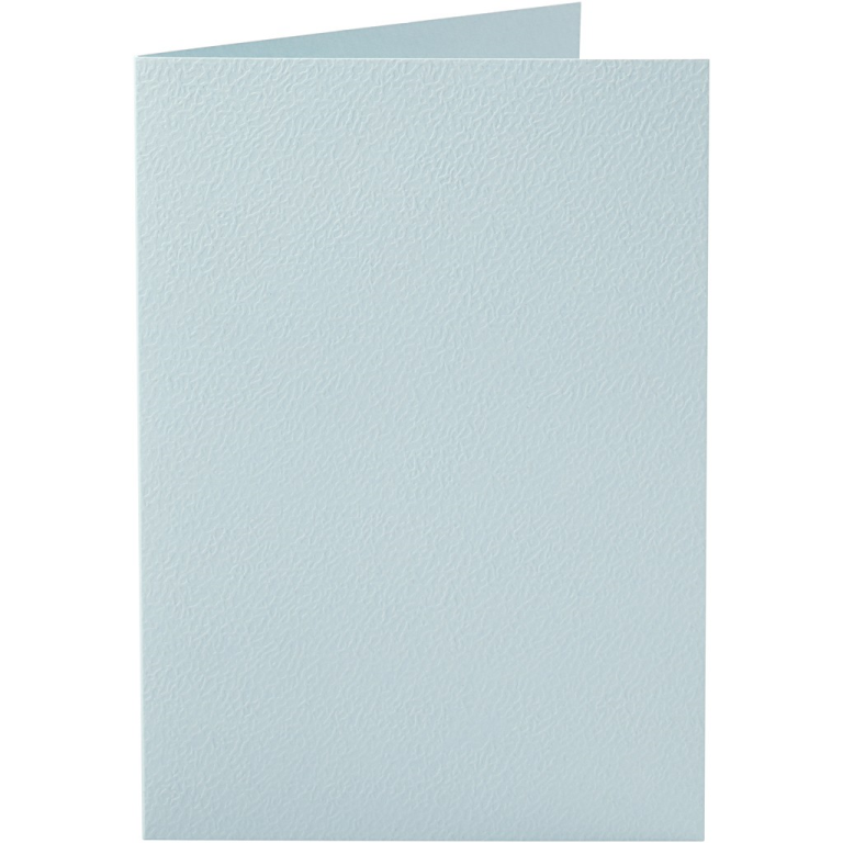 Happy Moments Karten 10,5x15 cm Hellblau 10 Stück
