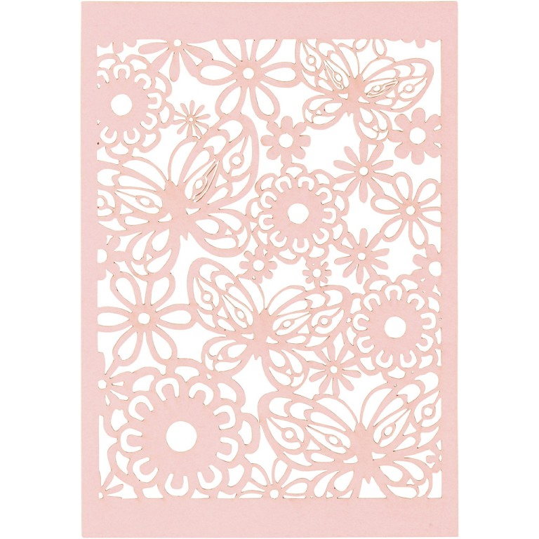 CC Muster Karton 10,5x15 cm Hellrosa 10 Stück