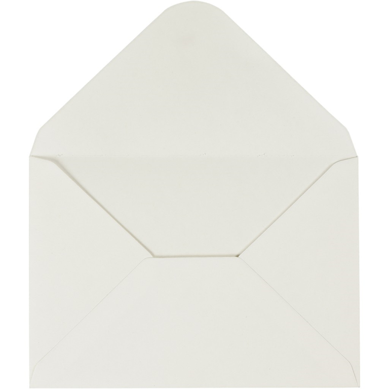 Happy Moments Envelopes 11.5x16 cm Off-White 10 pieces