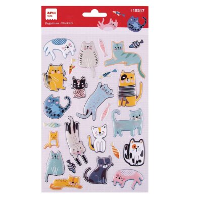 Apli Stickers Meow! 25 stuk