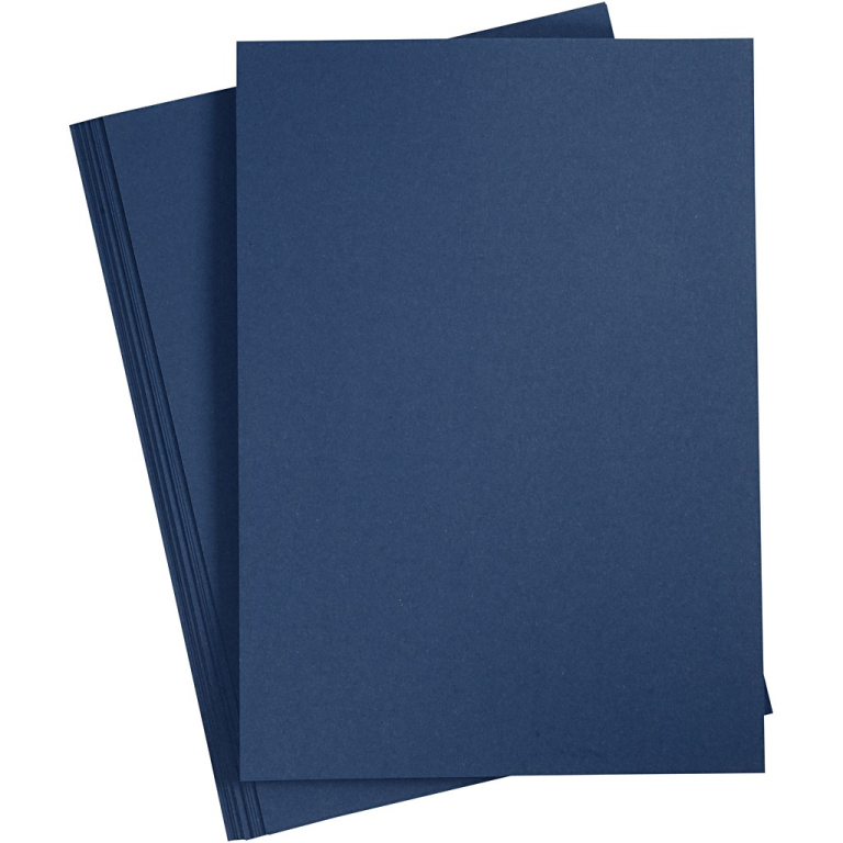 Happy Moments Gekleurd Papier A4 110 gr Blauw 20 vel