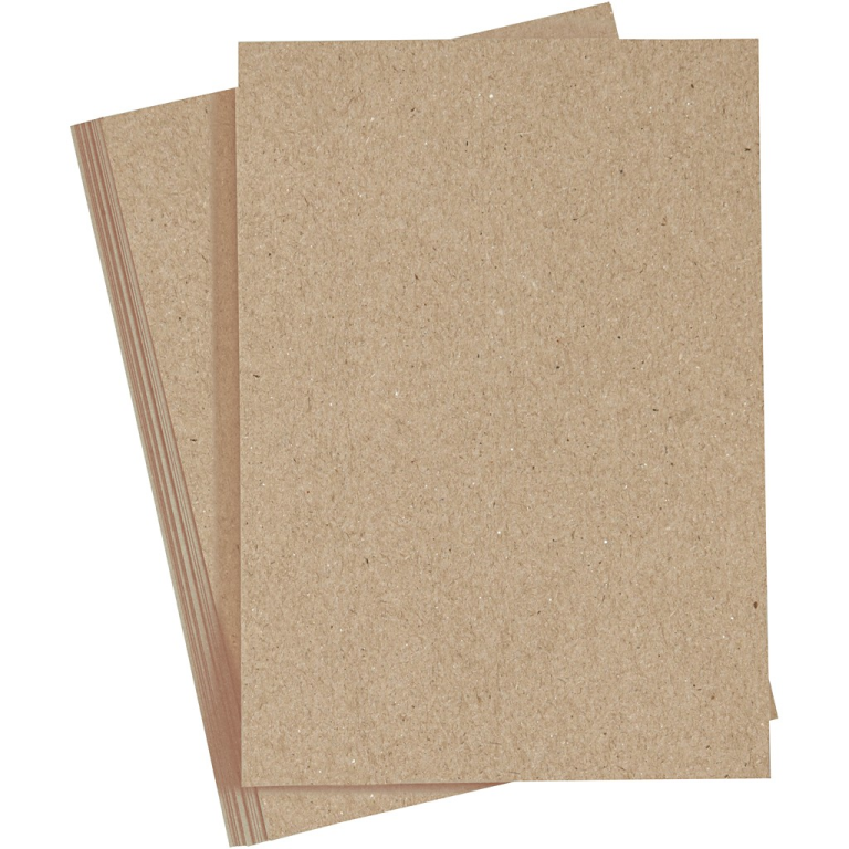 Happy Moments Gekleurd Papier A4 120 gr Kraft 20 vel