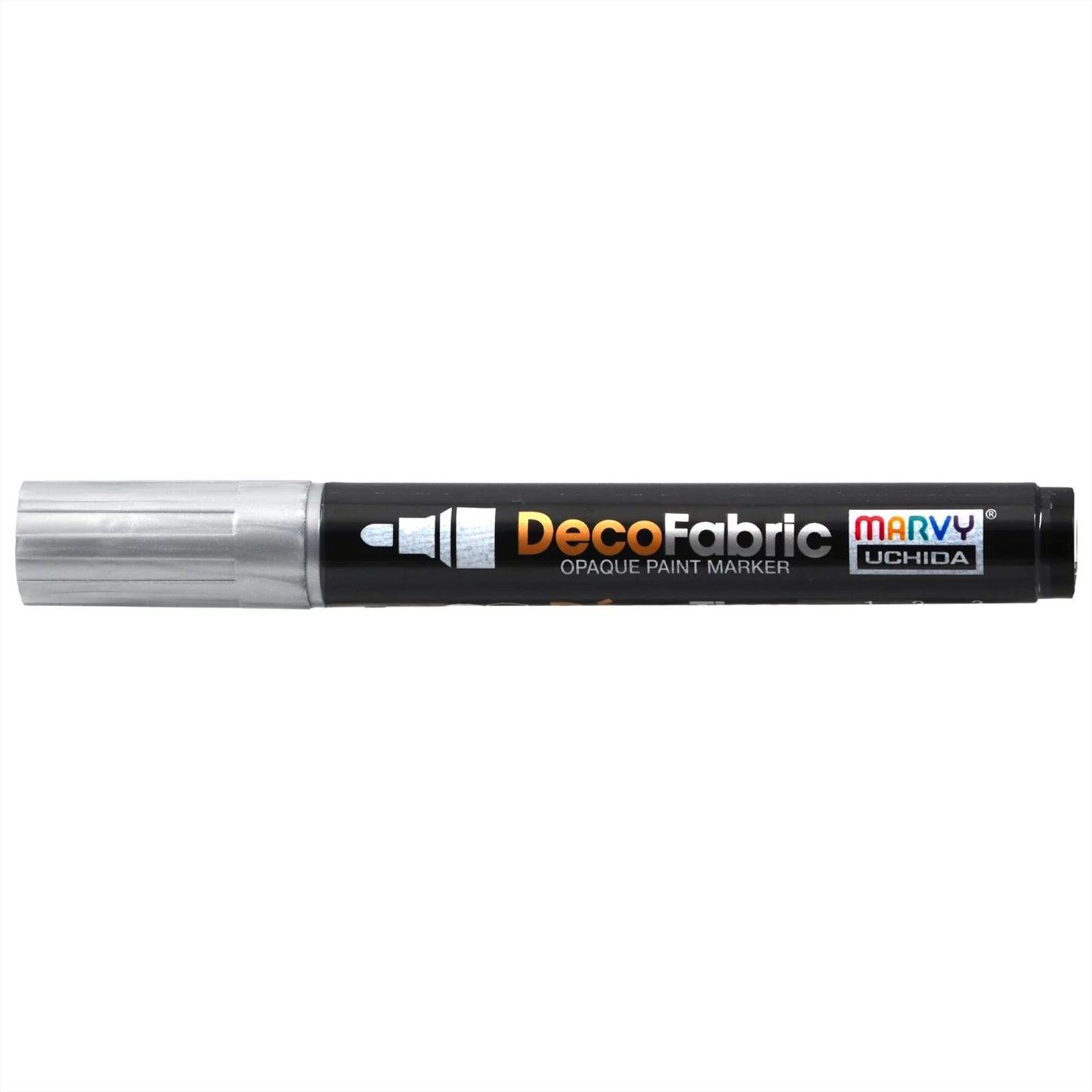 Marvy Uchida Deco Fabric Marker Silver