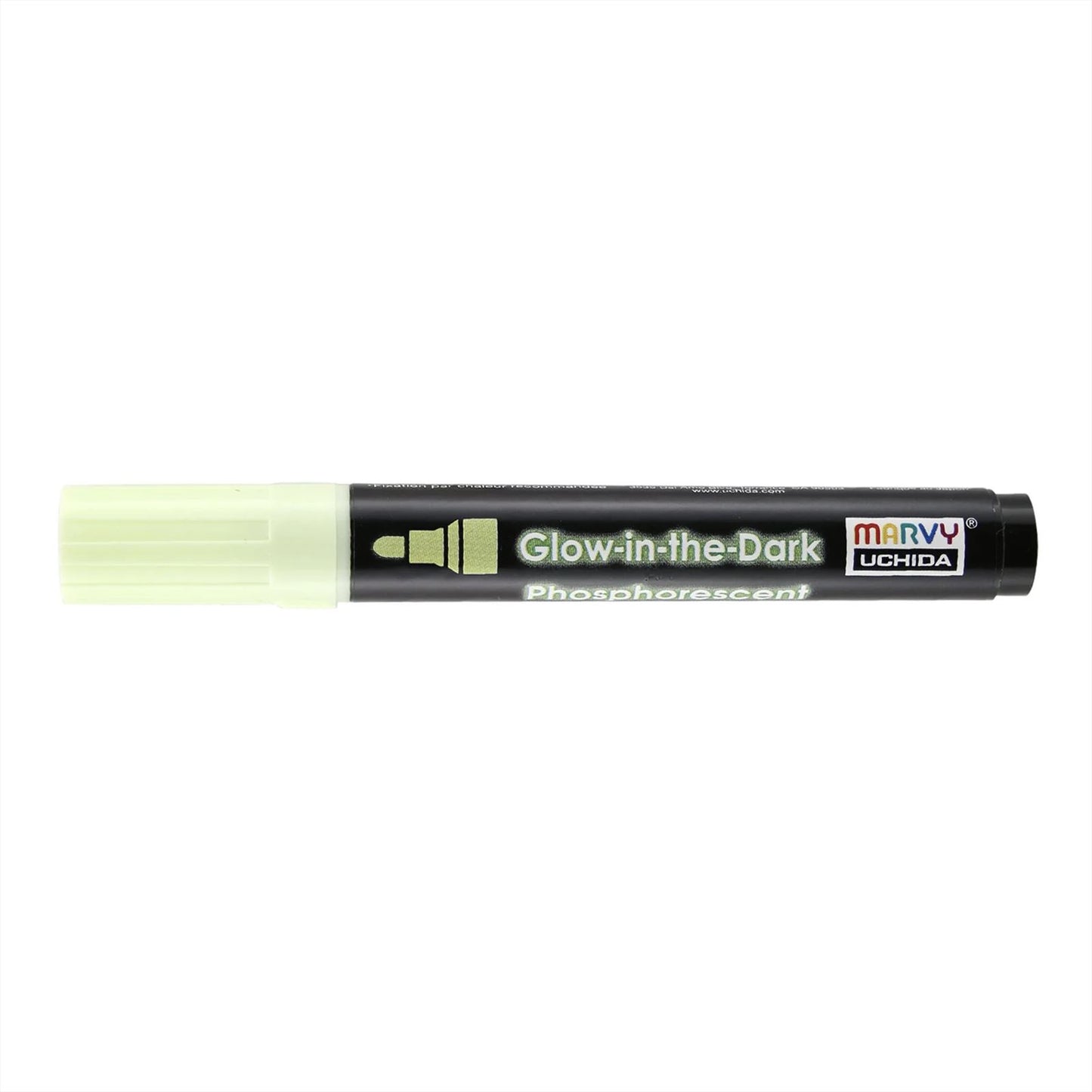 Marvy Uchida Deco Fabric Marker Glow in the Dark Yellow