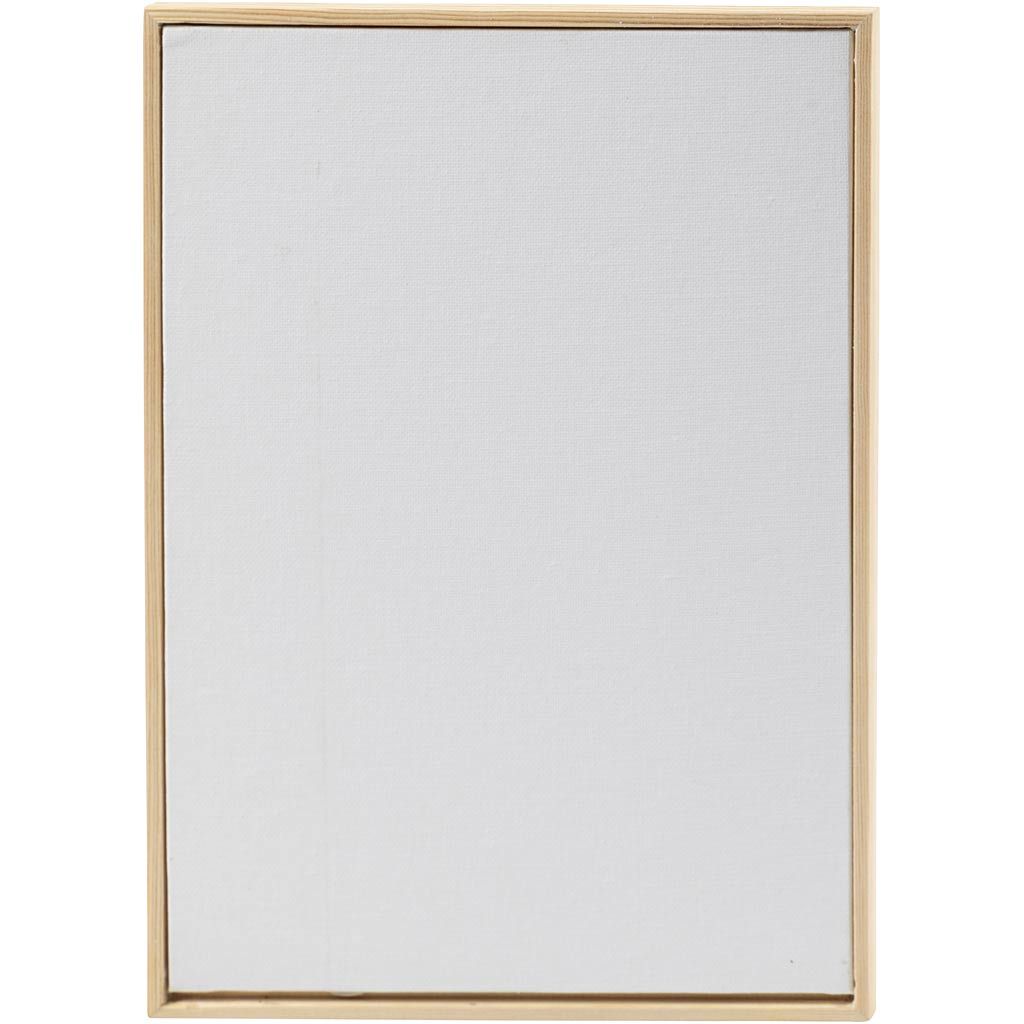 CC Leinwandpaneel mit Rahmen A4 280 g Weiß 10 Stück