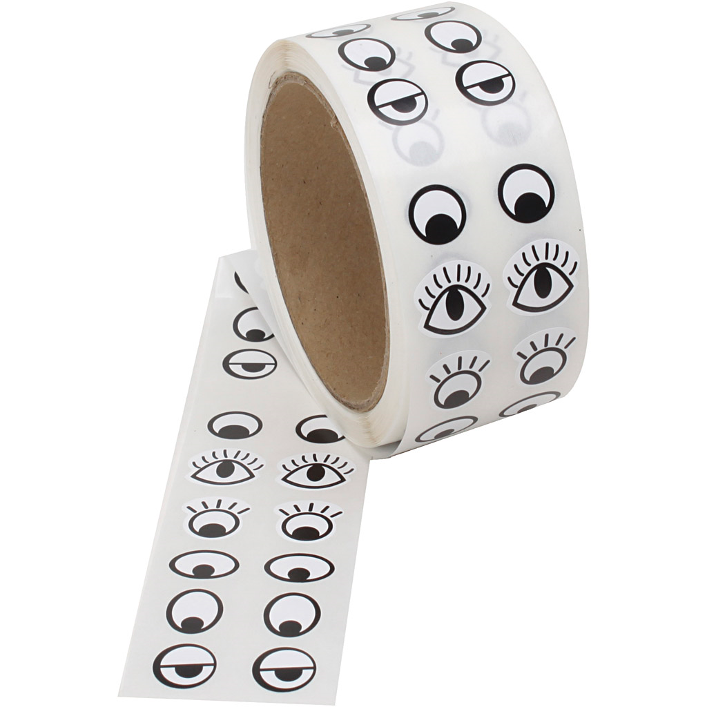 CC Stickers op Rol Ogen 2000 stuks