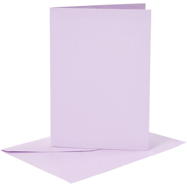 CC Kaarten & Enveloppen 10,5x15 cm Lichtpaars stuks