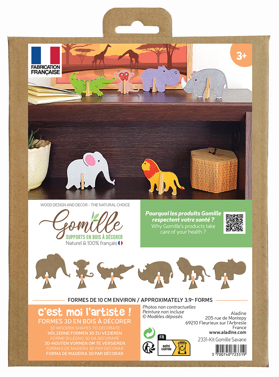 Gomille MDF Figuren Set Savanne