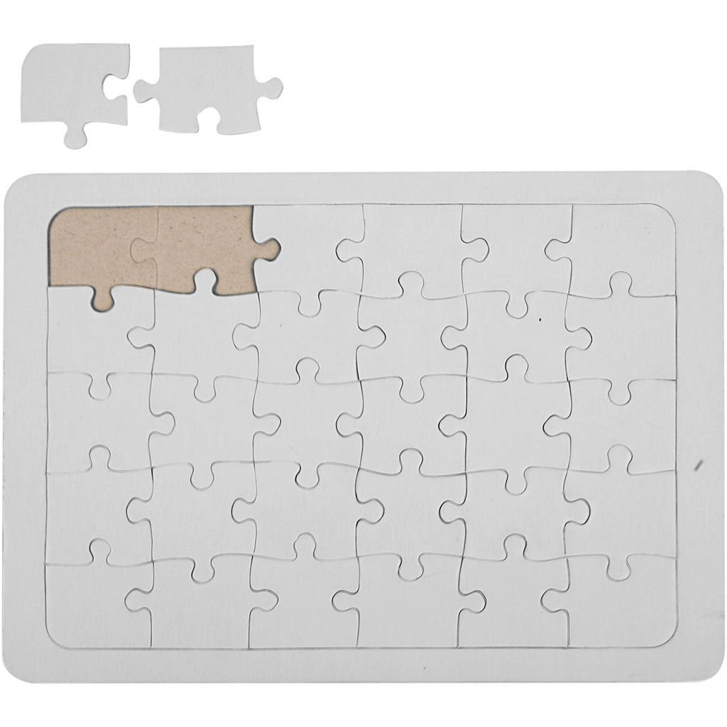 CC Kartonpuzzle A5 Weiß