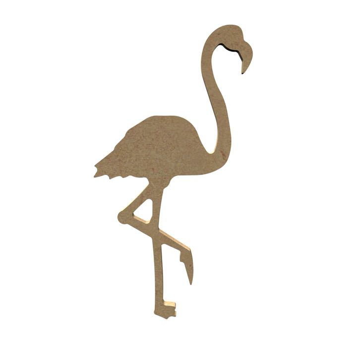 MDF Figuur Flamingo 26 cm