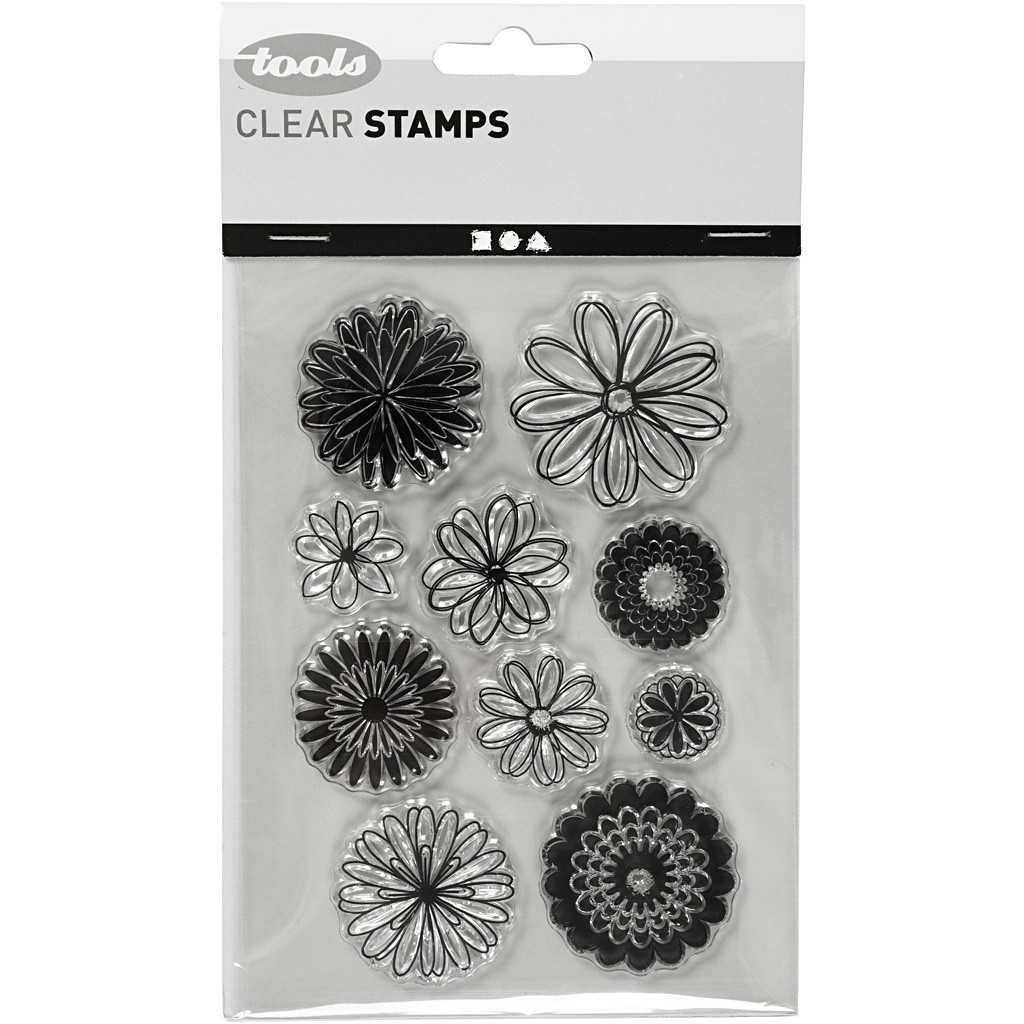 CC Silicone Stamps Flowers 15.5 cm