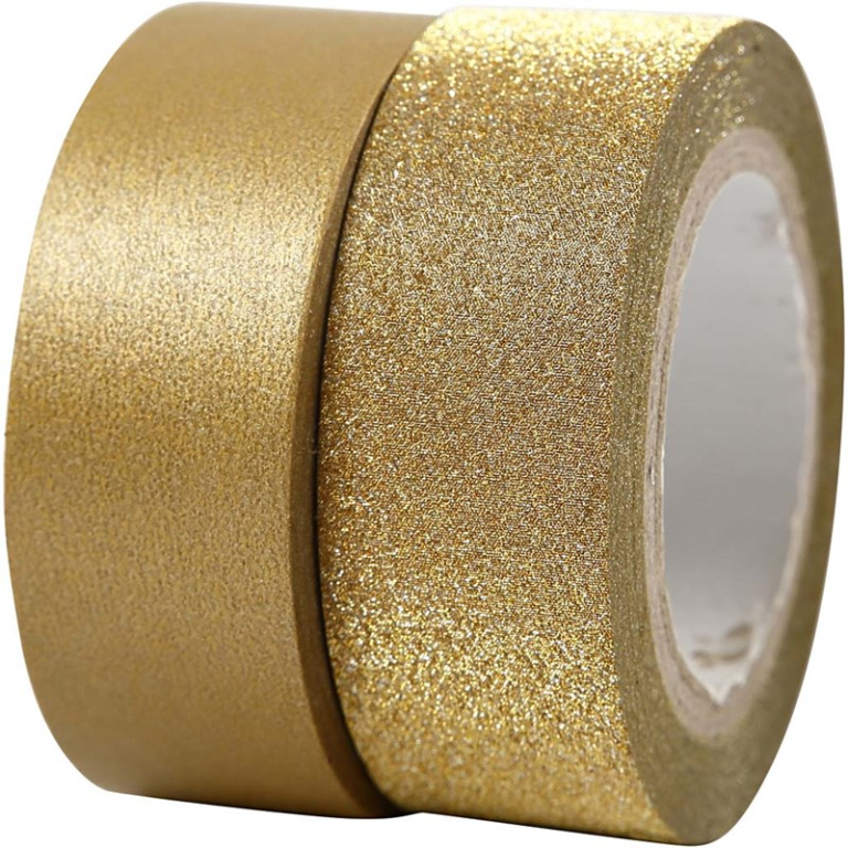 Vivi Gade Washi Tape 10+7 m Gold
