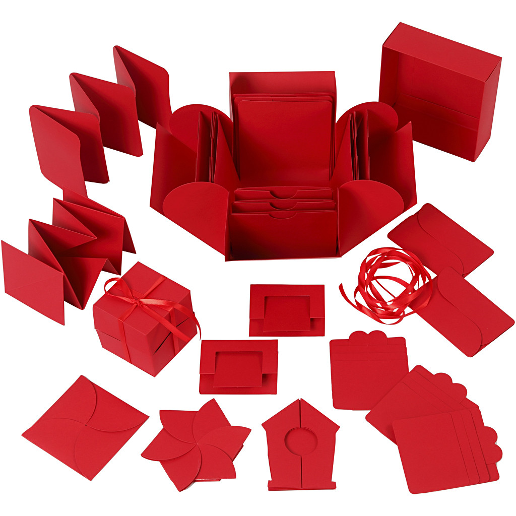CC Explosion Box 12x12 cm Rood