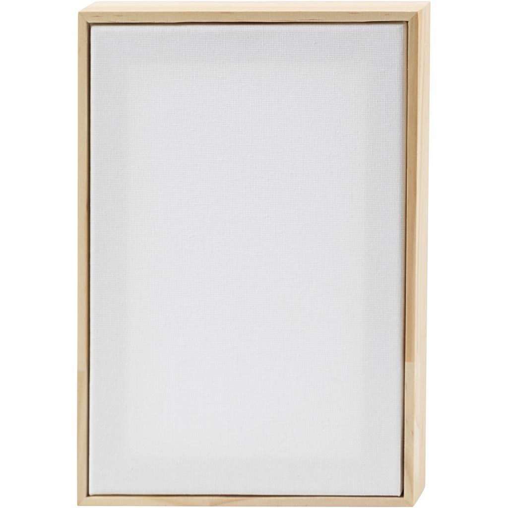 CC Gespannen Canvas Met Lijst 15,8 x 23,8 cm 280 gr Wit