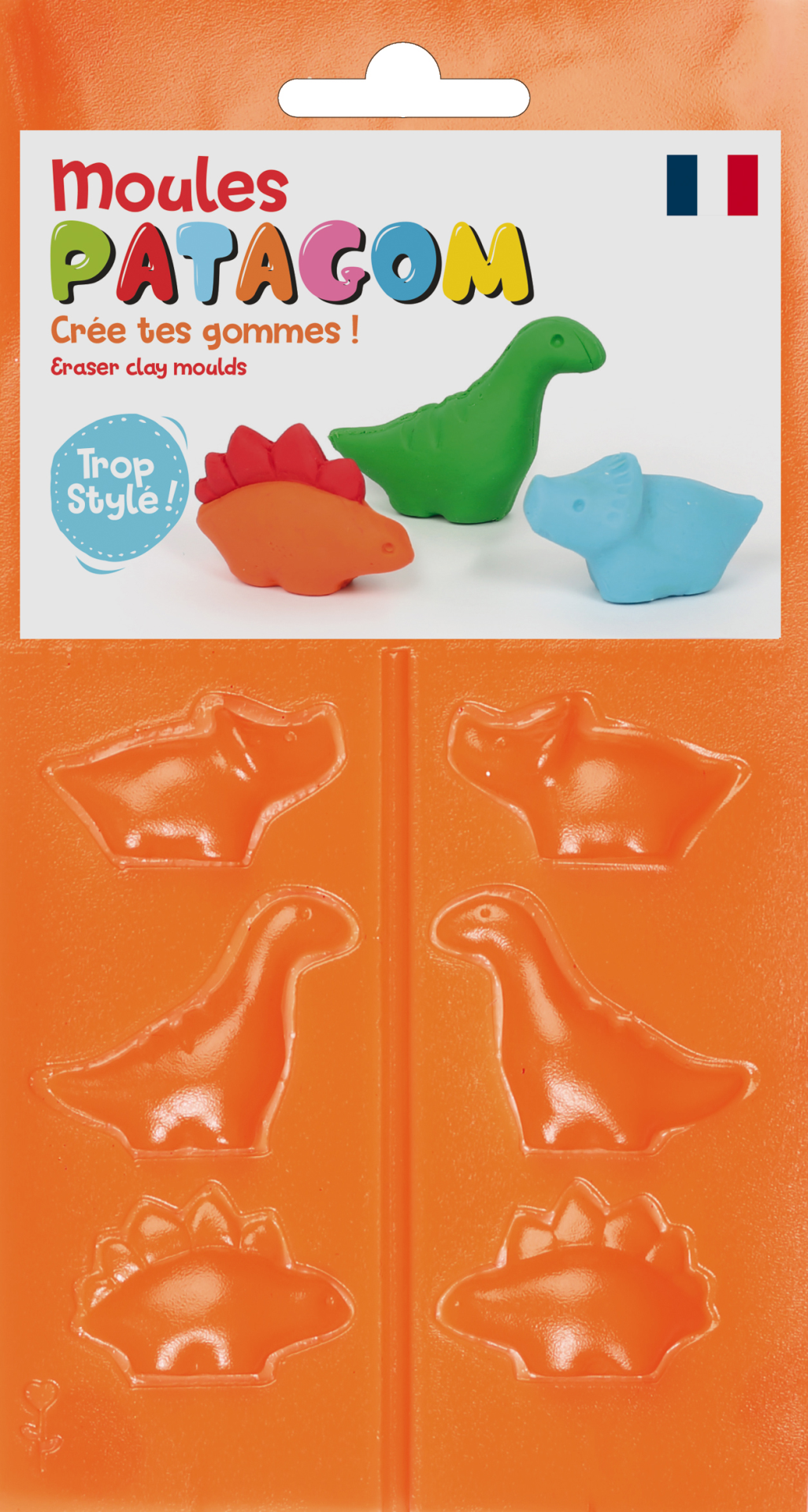 Patagom Gum Clay Mold Dinosaurs 11.5x20.5 cm
